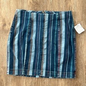 Free People denim skirt NWT size 4